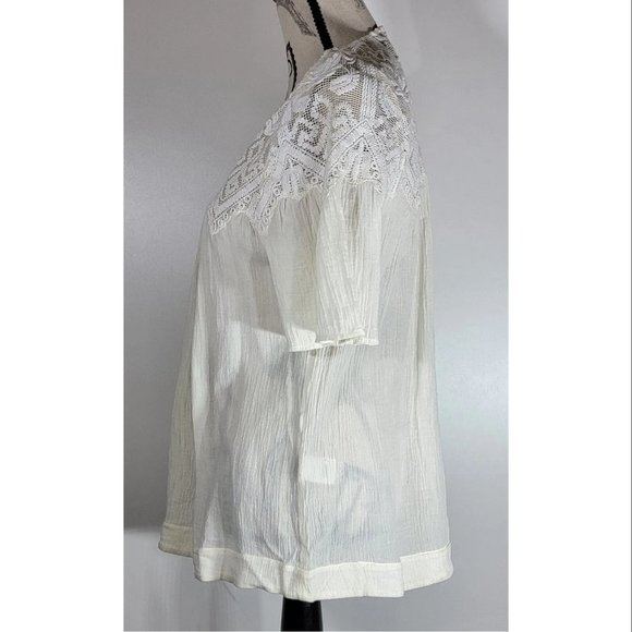 Sea NYC Frida Embellished Top, ivory Size 8 NWOT - Picture 5 of 7